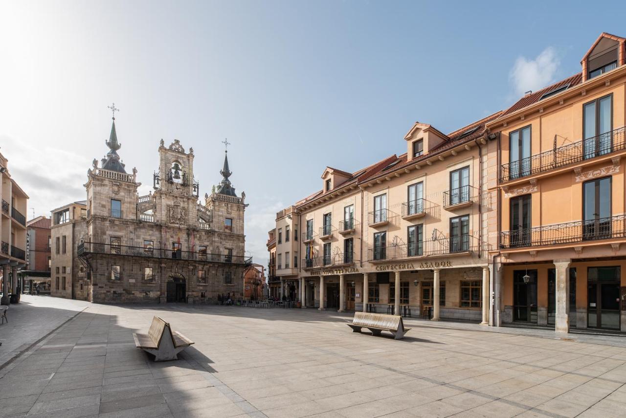 Exe Astur Plaza Hotel Astorga Buitenkant foto